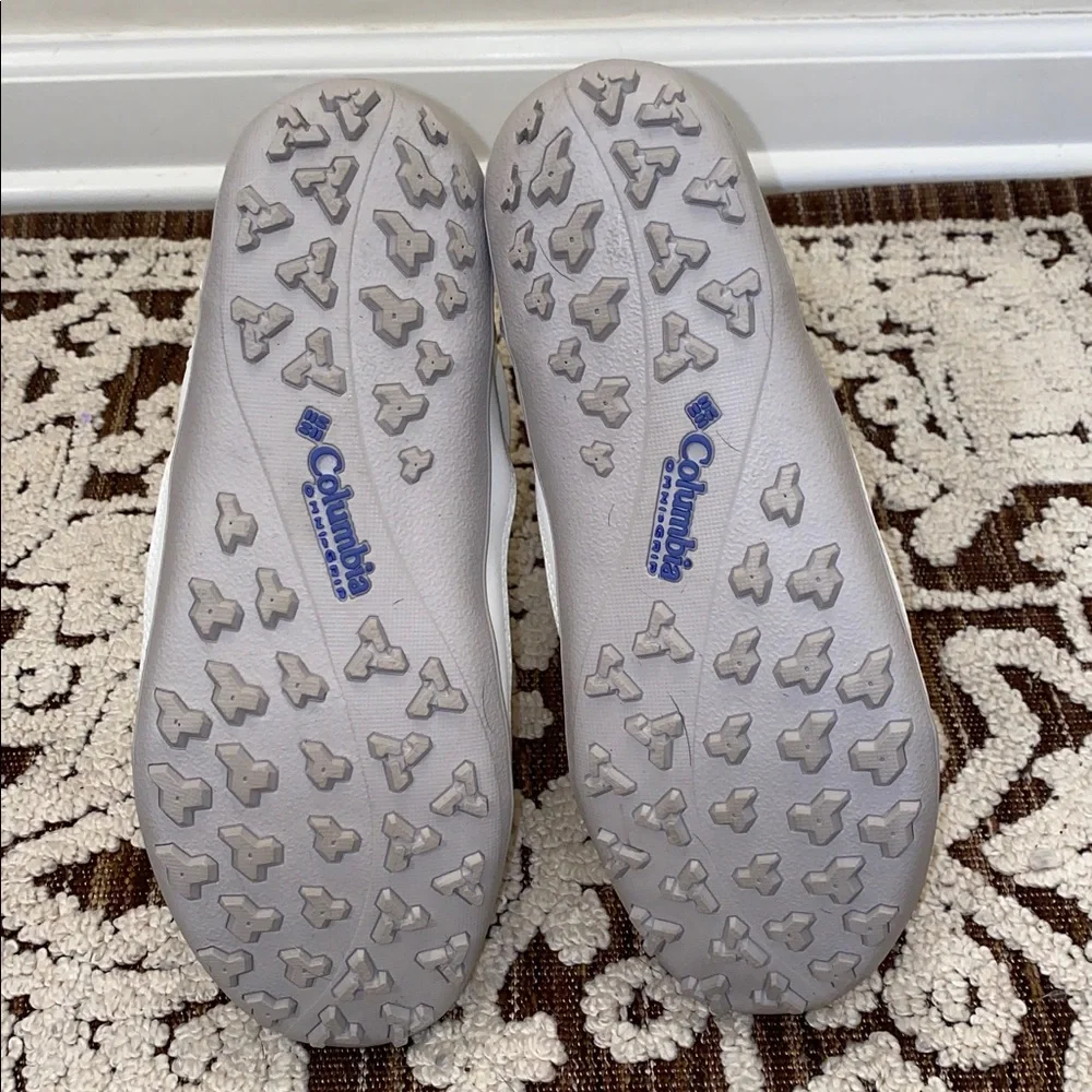 Columbia Minx Slip IV white winter snow boots, size 9.5